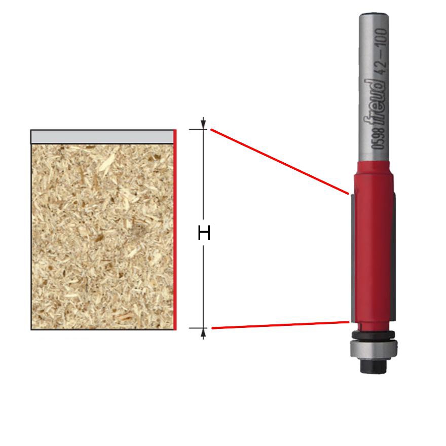 Bottom Bearing Flush Router Bit